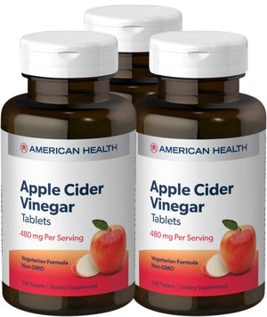 American Health Apple Cider Vinegar Tablets (3-Pack)