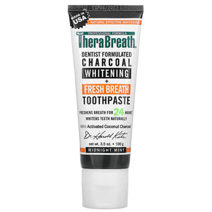 Therabreath Charcoal Whitening Toothpaste