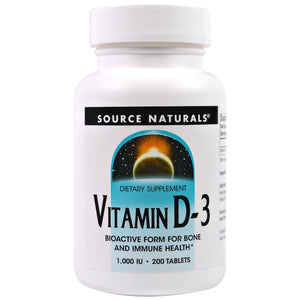 Source Naturals Vitamin D3 (200 Tablets)