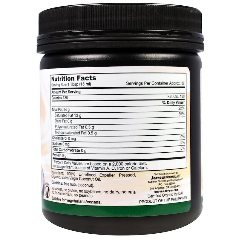 Jarrow Formulas Organic Coconut Oil