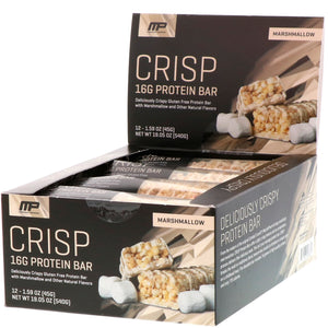 MusclePharm Crisp Protein Bars - Forlife Strength & Nutrition