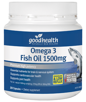 Good Health Omega 3 Fish Oil 1500mg